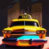 Vintage New York City Taxi Paint By Numbers