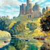 Warkworth Castle Art Paint By Numbers