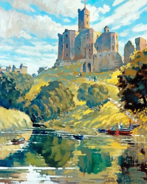 Warkworth Castle Art Paint By Numbers