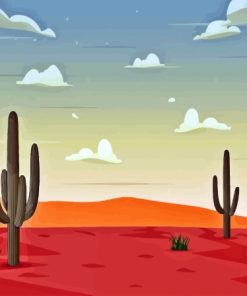 Western Desert Paint By Numbers