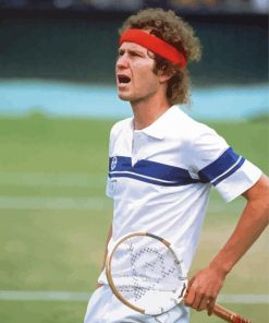 Young John Mcenroe Paint By Numbers