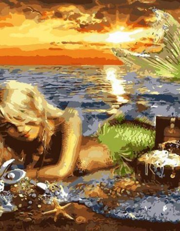 Jewel Mermaid Fantasy Paint By Numbers