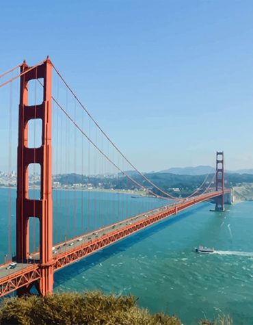 Golden Gate Landmark Paint By Numbers