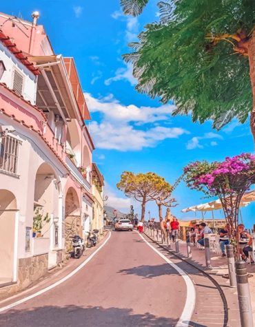 Amalfi Coast Seascape Paint By Numbers