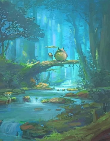 Kaonashi Totoro Studio Ghibli Paint By Numbers