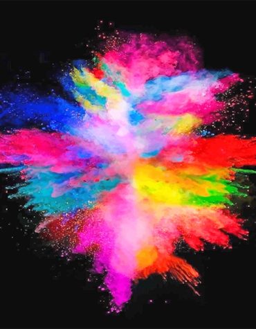 Colorful Smoke Paint By Numbers