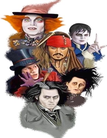Johnny Depp's Iconic Roles Paint By Numbers