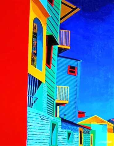 Colorful Argentina Scene Paint By Numbers