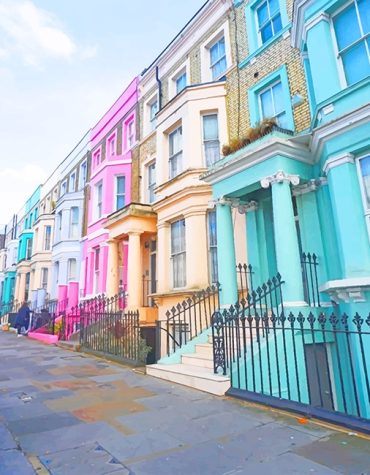 London Colorful Street Paint By Numbers