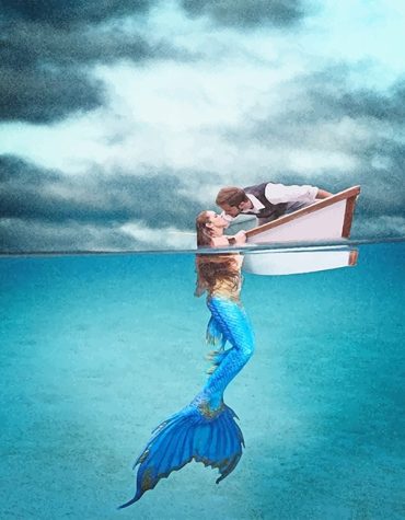 Romantic Mermaid Beach Scene Paint By Numbers