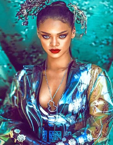 Rihanna Harper's Bazaar Celeb Paint By Numbers