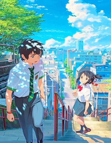 Taki and Mitsuha Japan Paint By Numbers