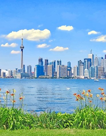 Toronto Islands Lake Ontario Paint By Numbers