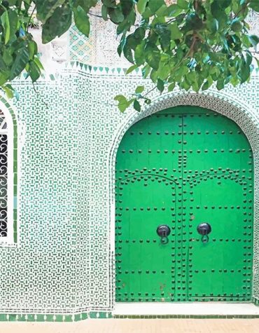 Traditional Moroccan Door Paint By Numbers