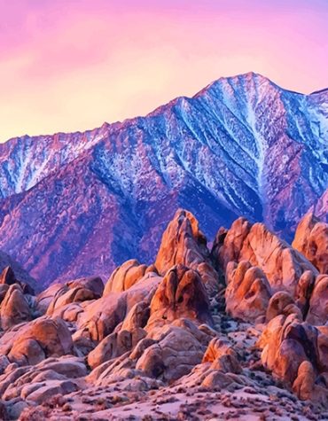 Alabama Hills California Journey Paint By Numbers