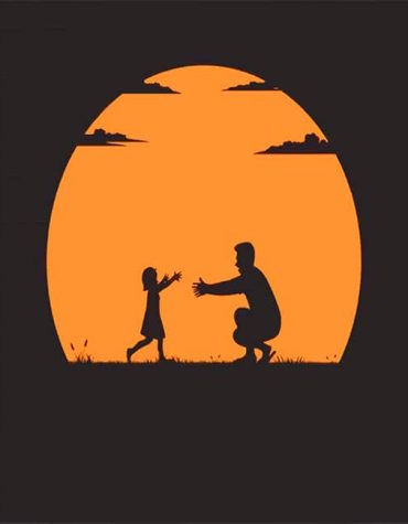 Dad and Daughter Family Paint By Numbers