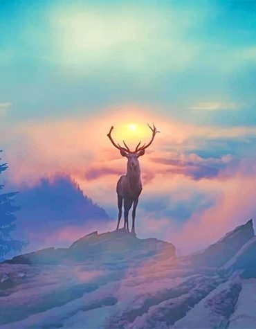 Majestic Deer Paint By Numbers