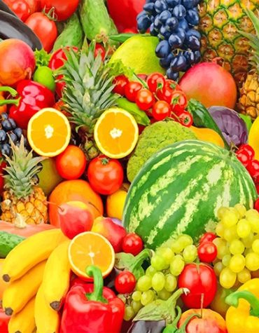 Colorful Healthy Fruits Paint By Numbers