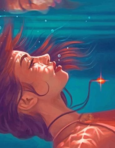 Ocean Drowning Girl Paint By Numbers