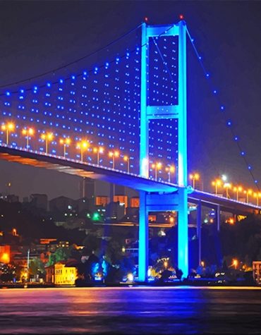Bosphorus Bridge Istanbul Paint By Numbers