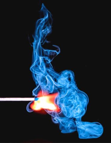 Match Stick Fire Effects Paint By Numbers