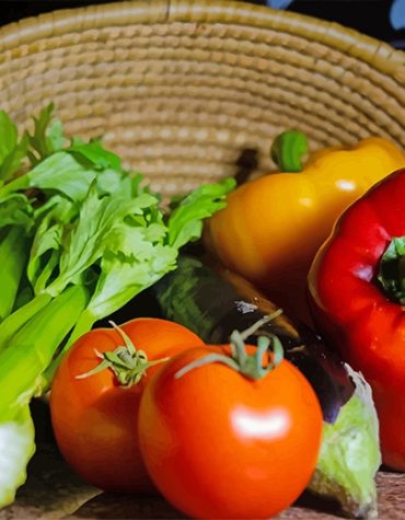 Healthy Fruits and Veggies Paint By Numbers