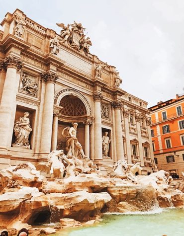 Iconic Trevi Fountain Rome Paint By Numbers