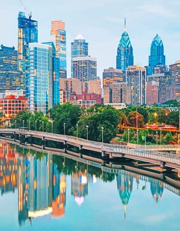 Philadelphia Cityscape Paint By Numbers