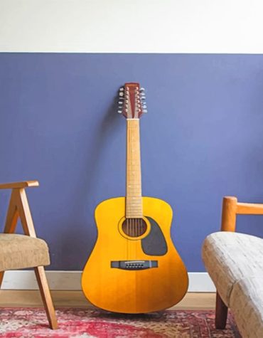 Yellow Guitar Melody Paint By Numbers