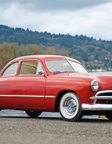 1949 Ford Coupe Classic Paint By Numbers