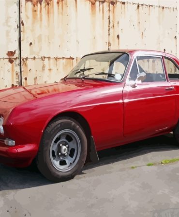 1968 Reliant Scimitar Classic Paint By Numbers