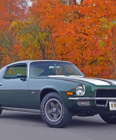 1970 Camaro Classic Engines Paint By Numbers