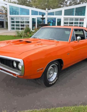 1970 Super Bee Classic Car Paint By Numbers