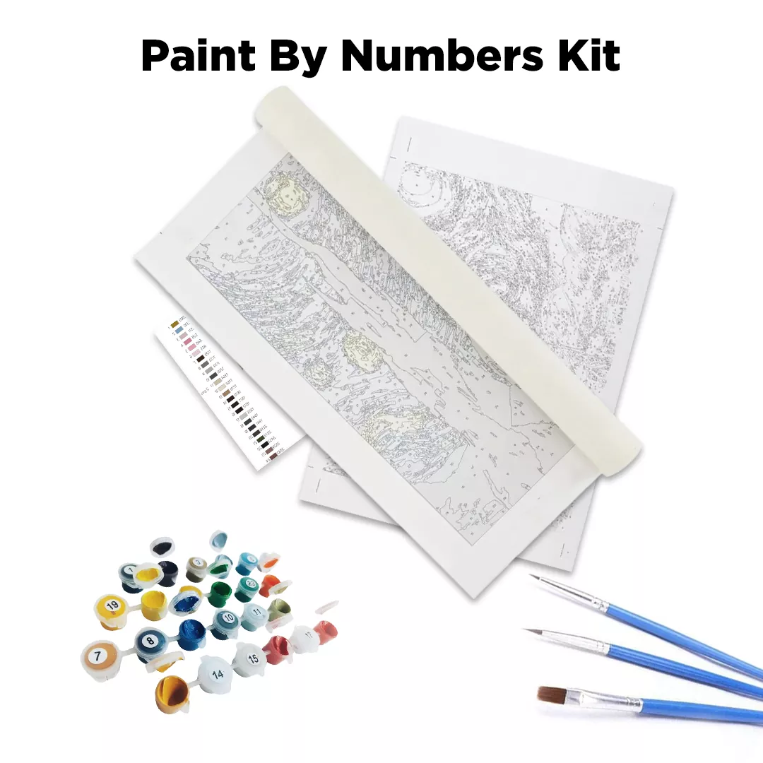 Trout Fishing Adventure Paint By Numbers Kit