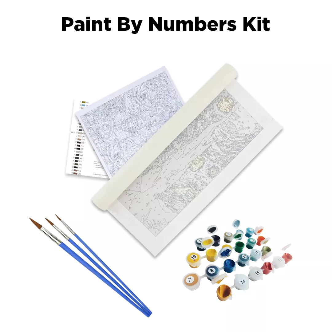 Christmas Charlie Brown Holiday Art Paint By Numbers Kit