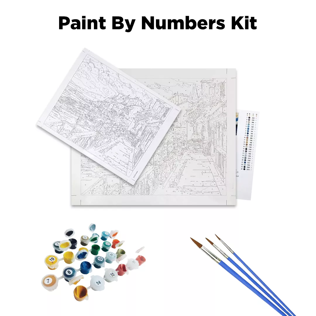 Hayley Mitchell Abstract Paint By Numbers Kit