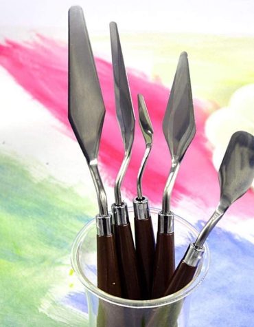 Steel Spatula Mixing Tool Paint By Numbers