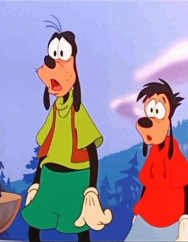 A Goofy Movie Animated Paint By Numbers