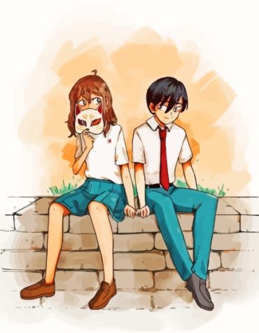 A Whisker Away Anime Characters Paint By Numbers