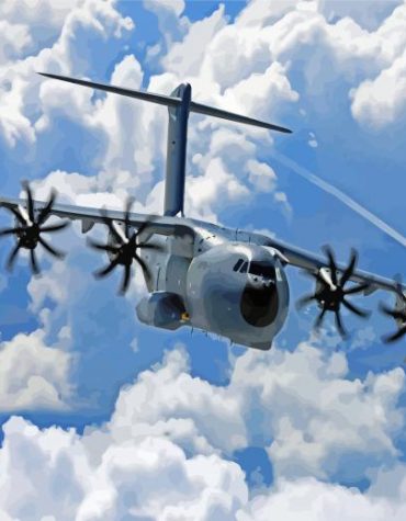 A400M Atlas Engines Paint By Numbers