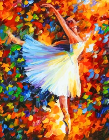 Abstract Ballerina Dance Paint By Numbers