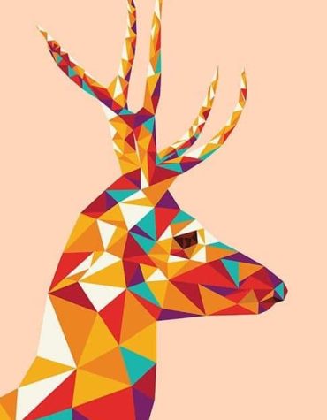 Colorful Deer Paint By Numbers