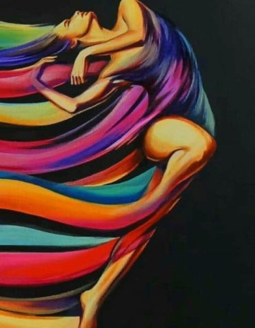 Colorful Woman Paint By Numbers