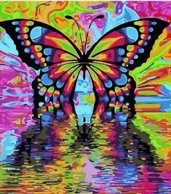 Colorful Abstract Butterfly Paint By Numbers