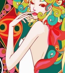 Colorful Abstract Woman Paint By Numbers