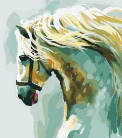 Majestic Horse Abstract Paint By Numbers