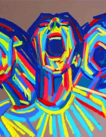 Colorful Abstract Mental Health Paint By Numbers