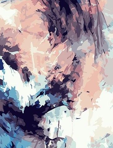 Modern Abstract Scene Paint By Numbers