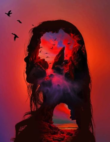 Abstract Nature Woman Paint By Numbers