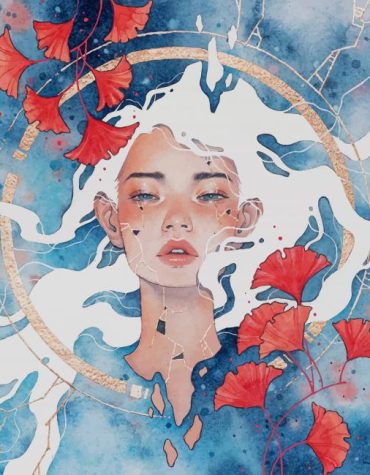 Watercolor Girl Masterpiece Paint By Numbers